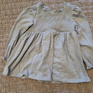 Tahari Blue Ruffled Baby Dress